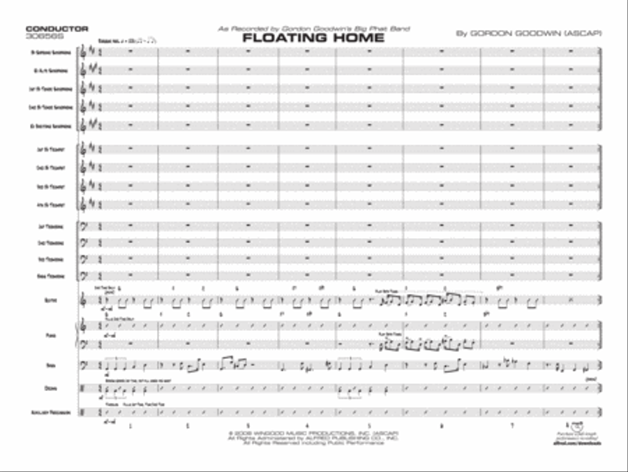Floating Home Jazz Ensemble scores gallery preview page 2