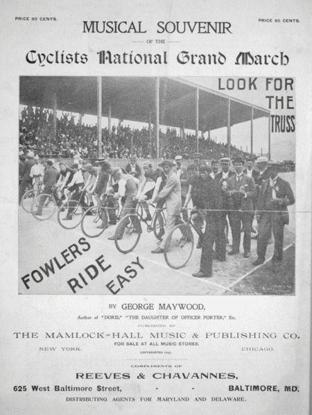 Musical Souvenir of the Cyclists National Grand March
