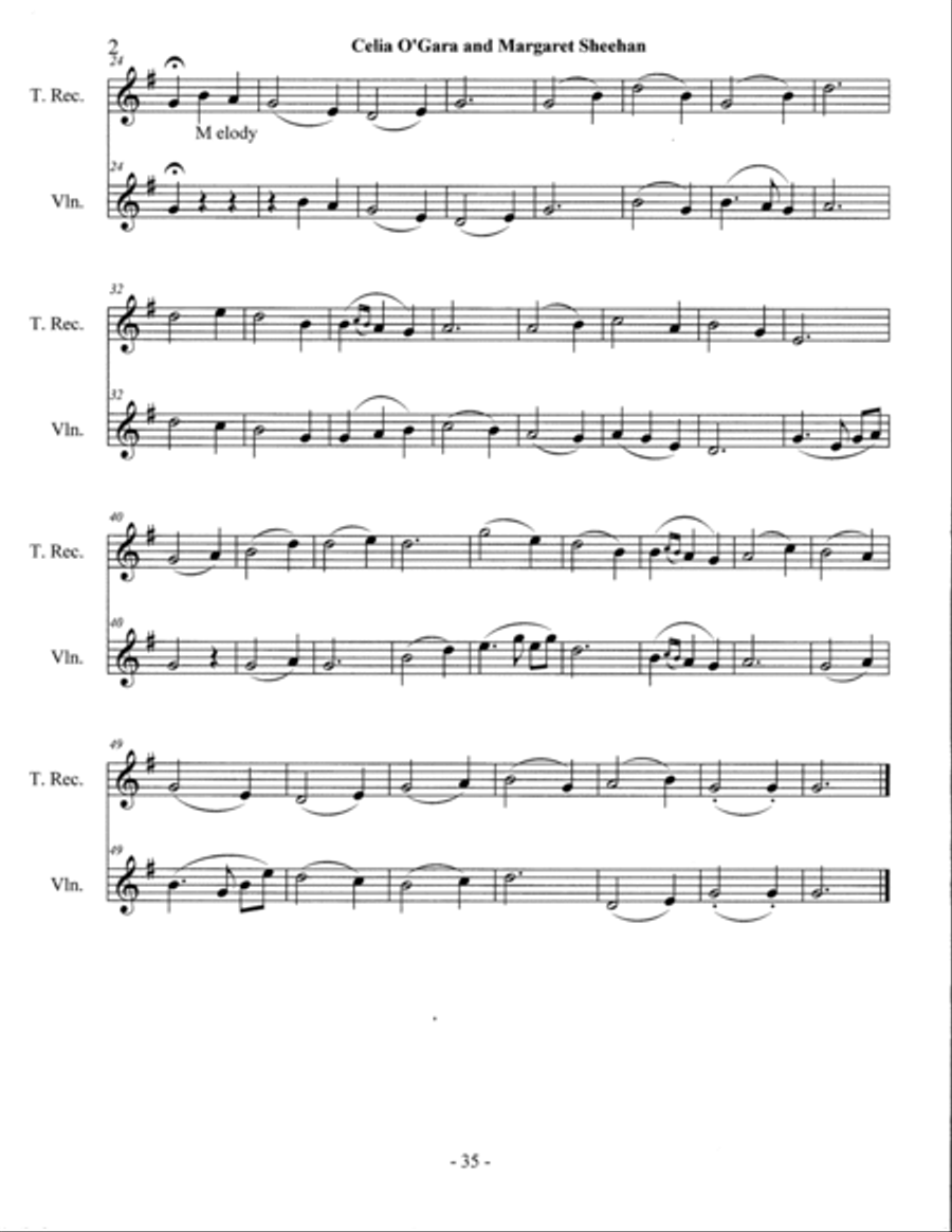 Maiden Medley (6 Duos) Set of Parts scores gallery preview page 4