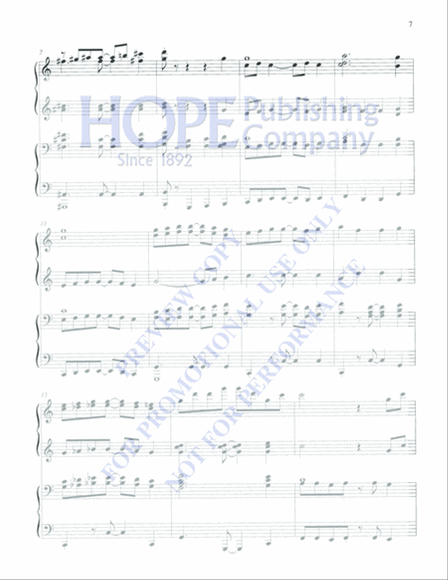Contemporary Hymns and Songs II Piano Accompaniment scores gallery preview page 11
