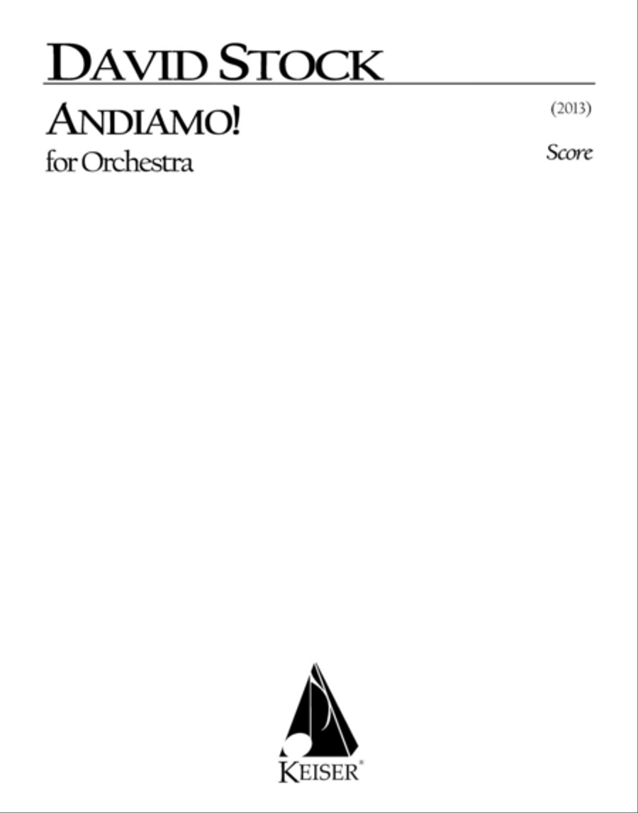 Andiamo for Orchestra - Full Score Orchestra scores gallery preview page 1