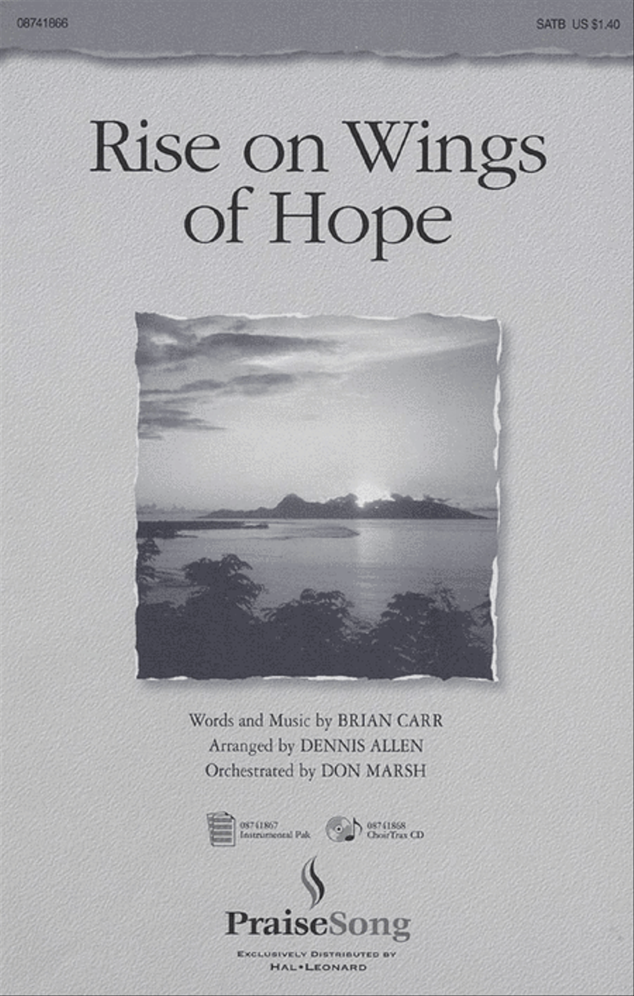 Rise on Wings of Hope Rise on Wings of Hope 4-Part scores gallery preview page 1