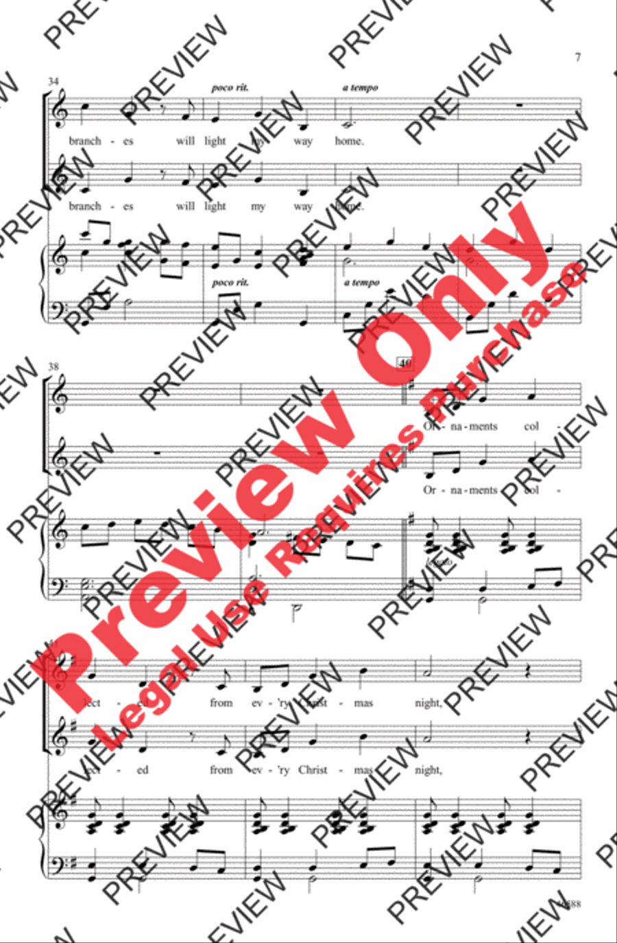 My Christmas Tree My Christmas Tree 2-Part scores gallery preview page 6