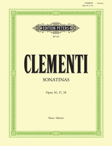 Clementi - Sonatinas Op 36 37 38
