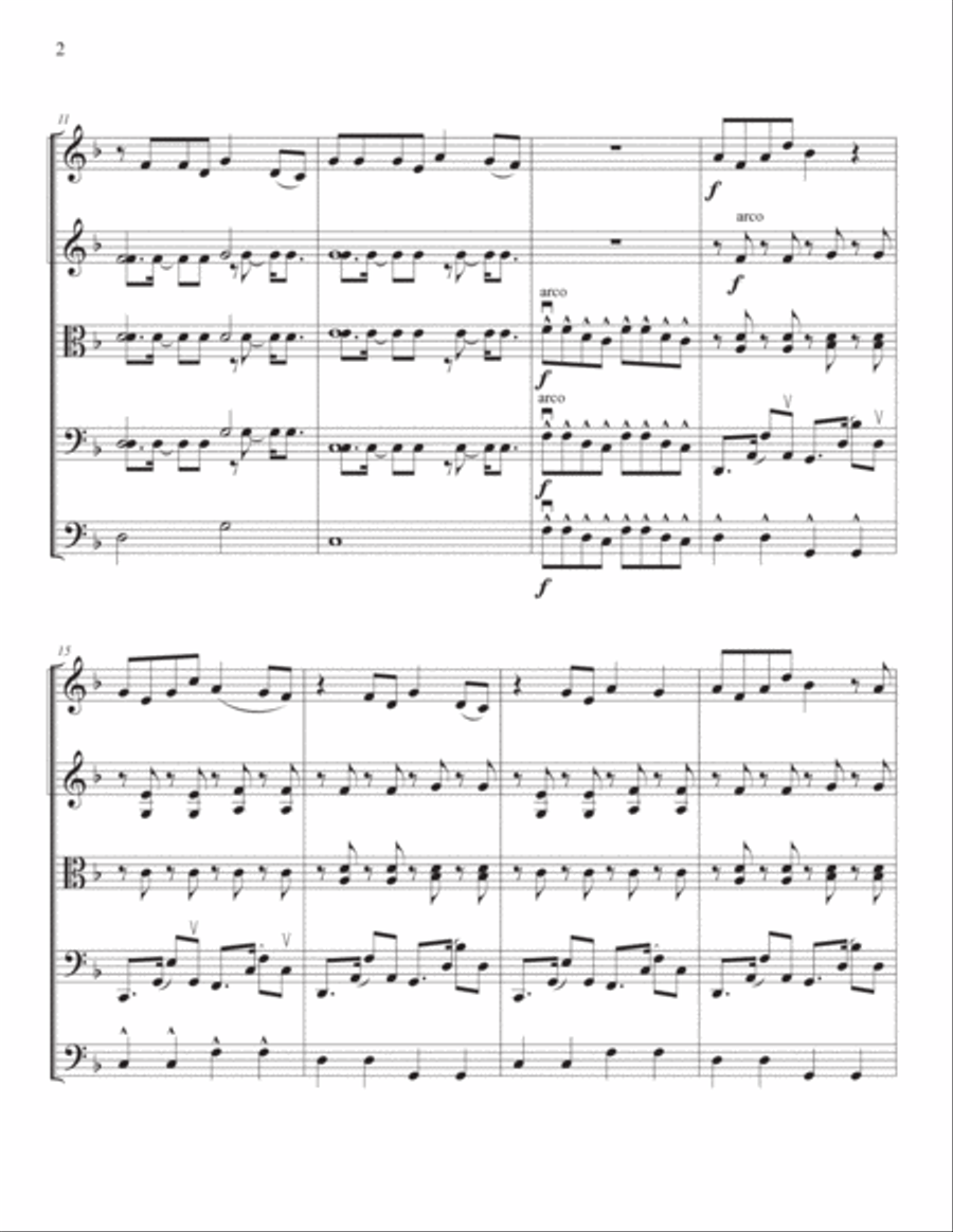 Barbie Girl String Orchestra scores gallery preview page 2