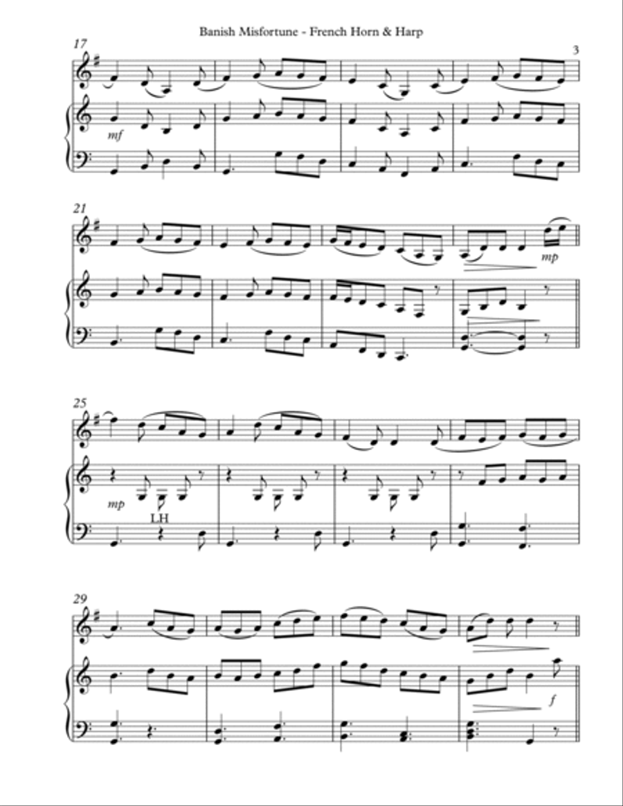 Banish Misfortune for French Horn & Harp image number null