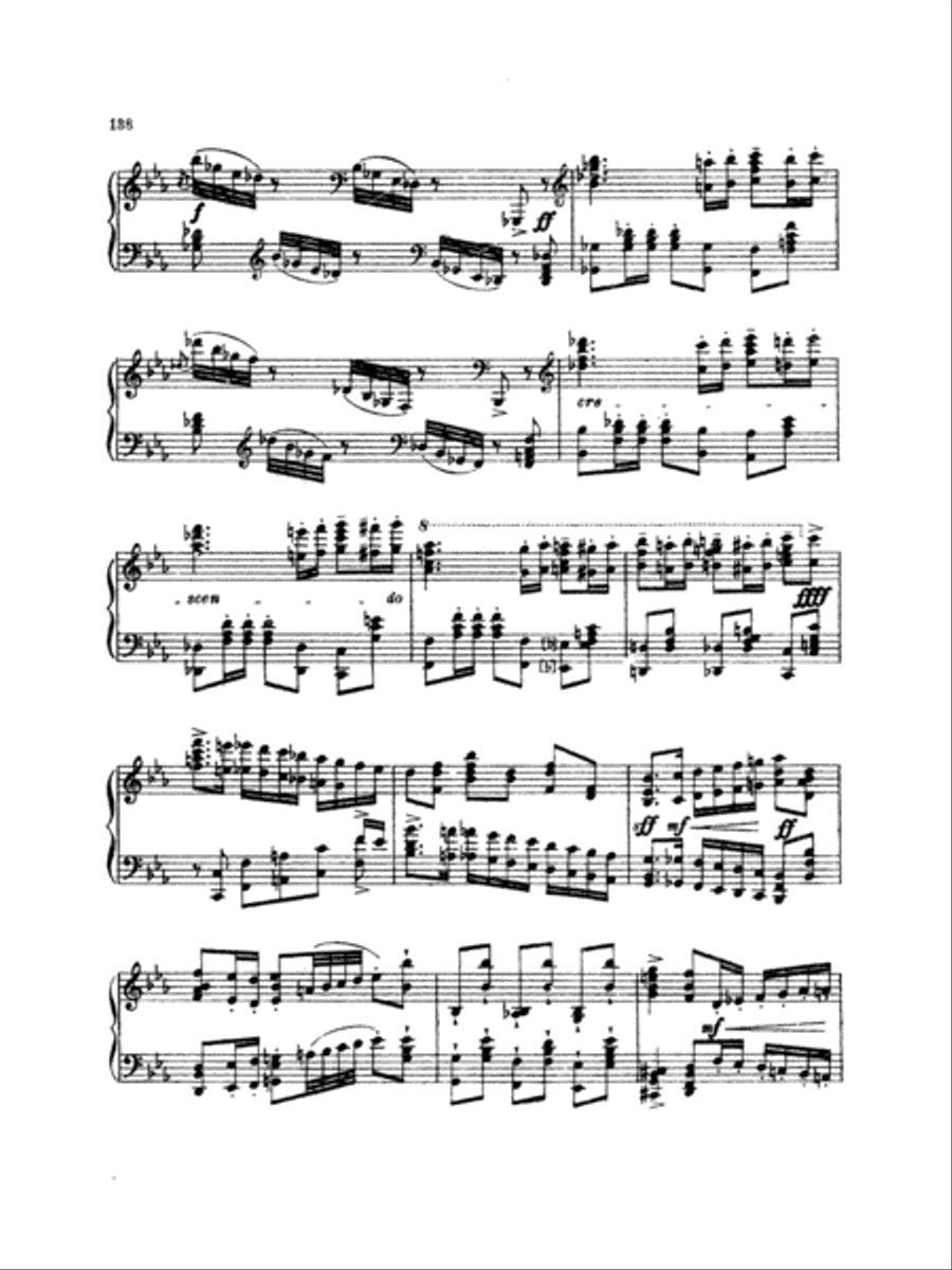 Tchaikovsky: Eighteen Piano Pieces, Op. 72; Aveu Passionne; Valse, Op. 40, No. 9, 1st Version Piano Solo scores gallery preview page 3