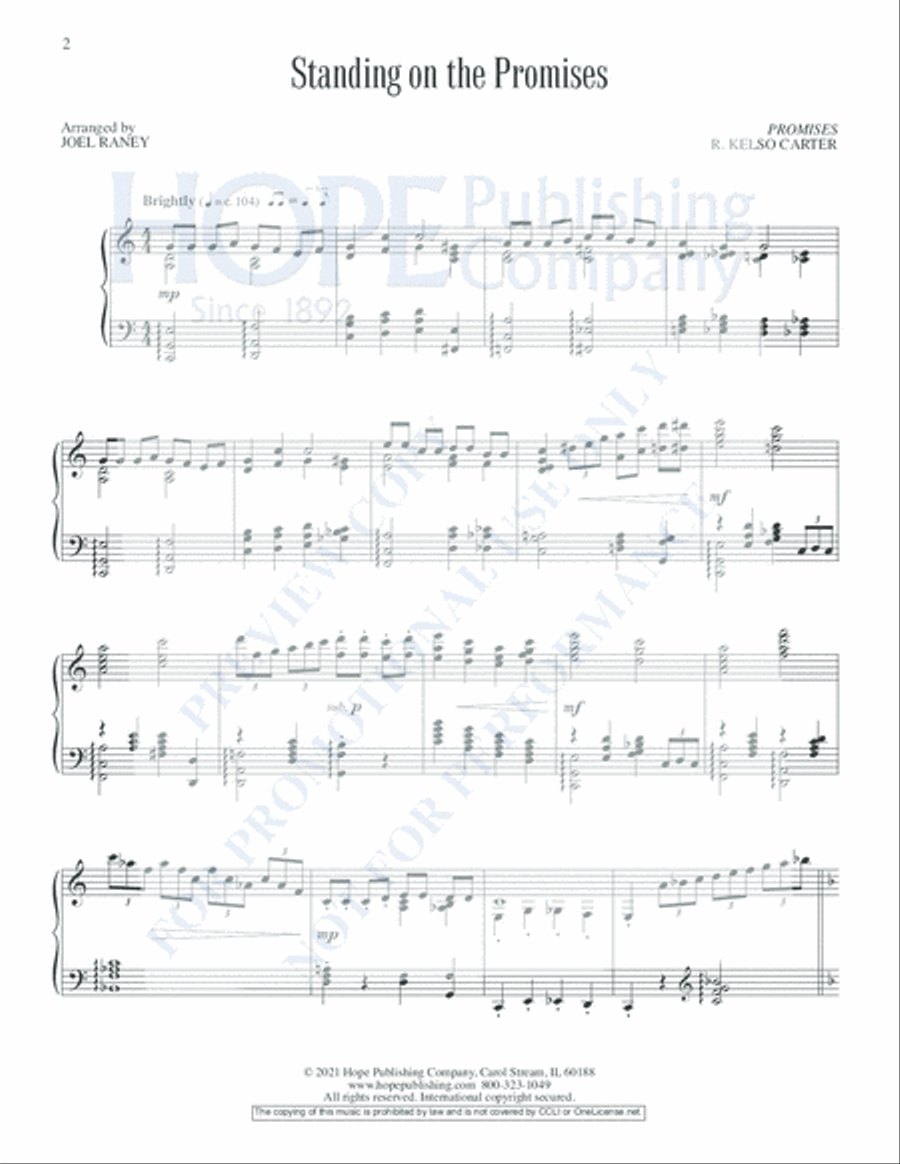 Gospel Greats 2 Piano Solo scores gallery preview page 9