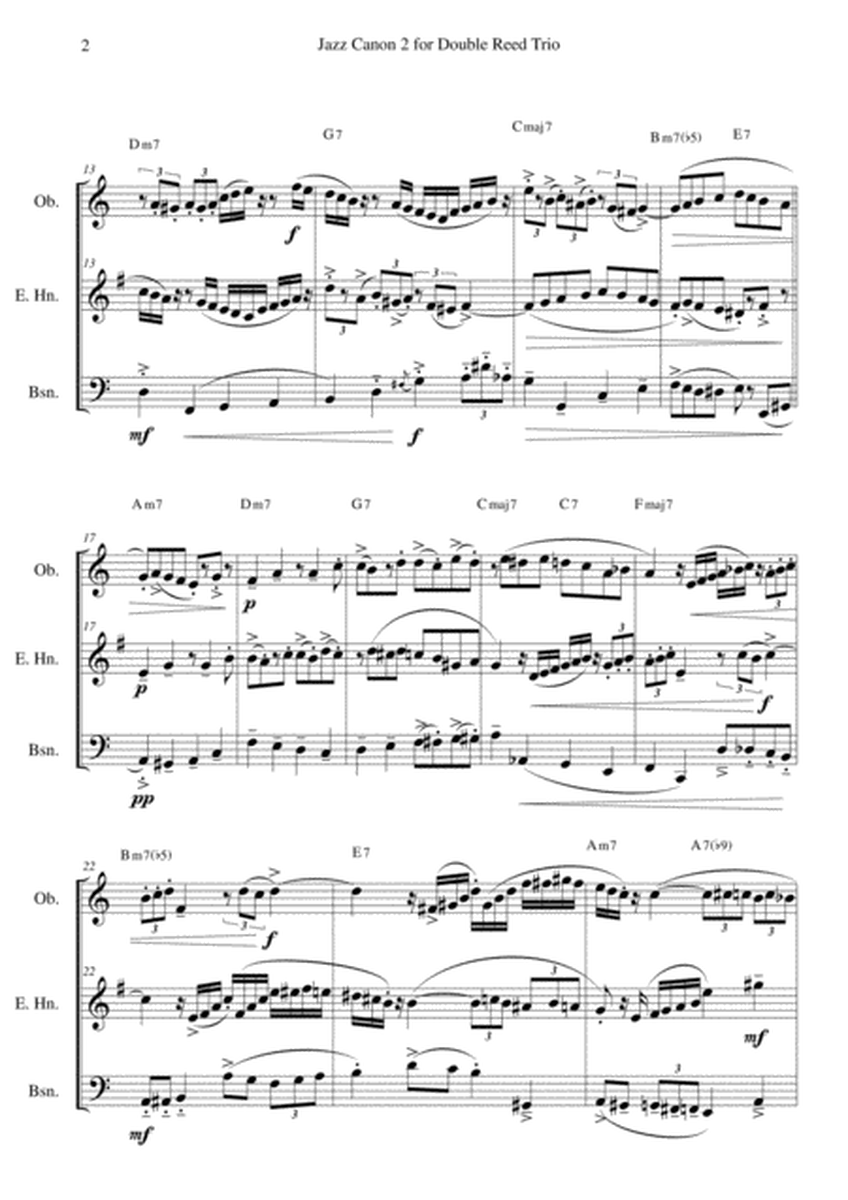 Jazz Canon 2 for Double Reed Trio image number null
