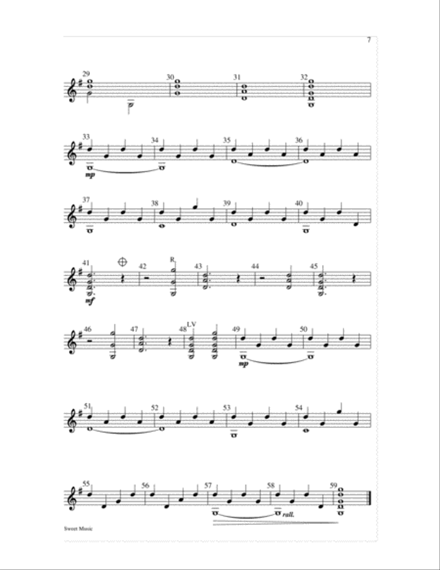 Sweet Music 4-Part scores gallery preview page 7