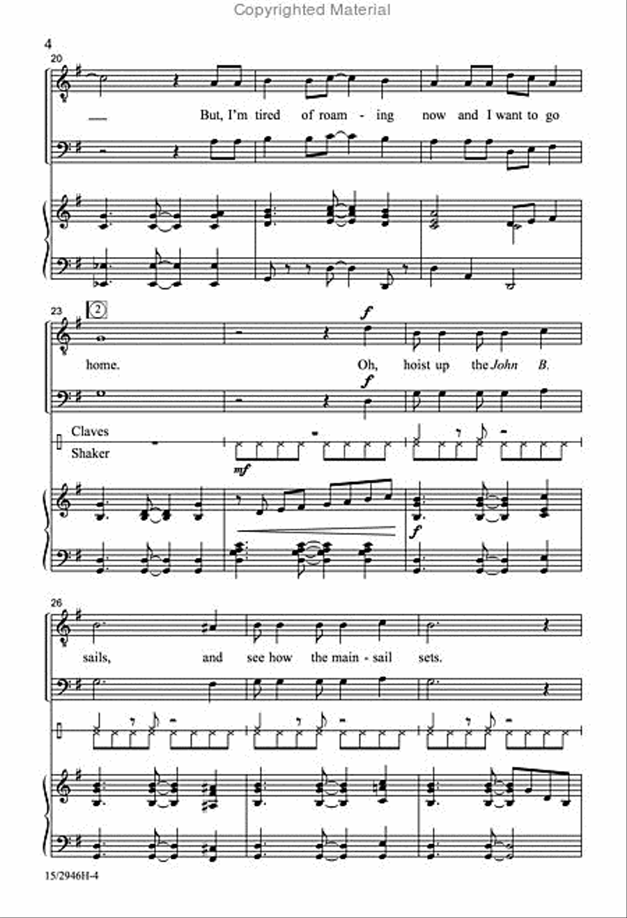 The Sloop John B. TB scores gallery preview page 4
