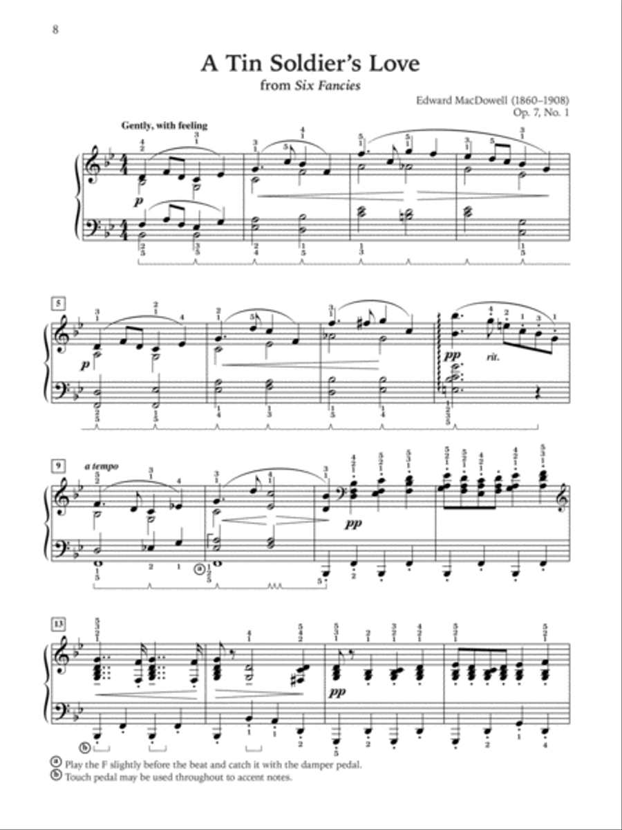 Classics for the Advancing Pianist -- Edward MacDowell, Book 1 Piano Solo scores gallery preview page 4