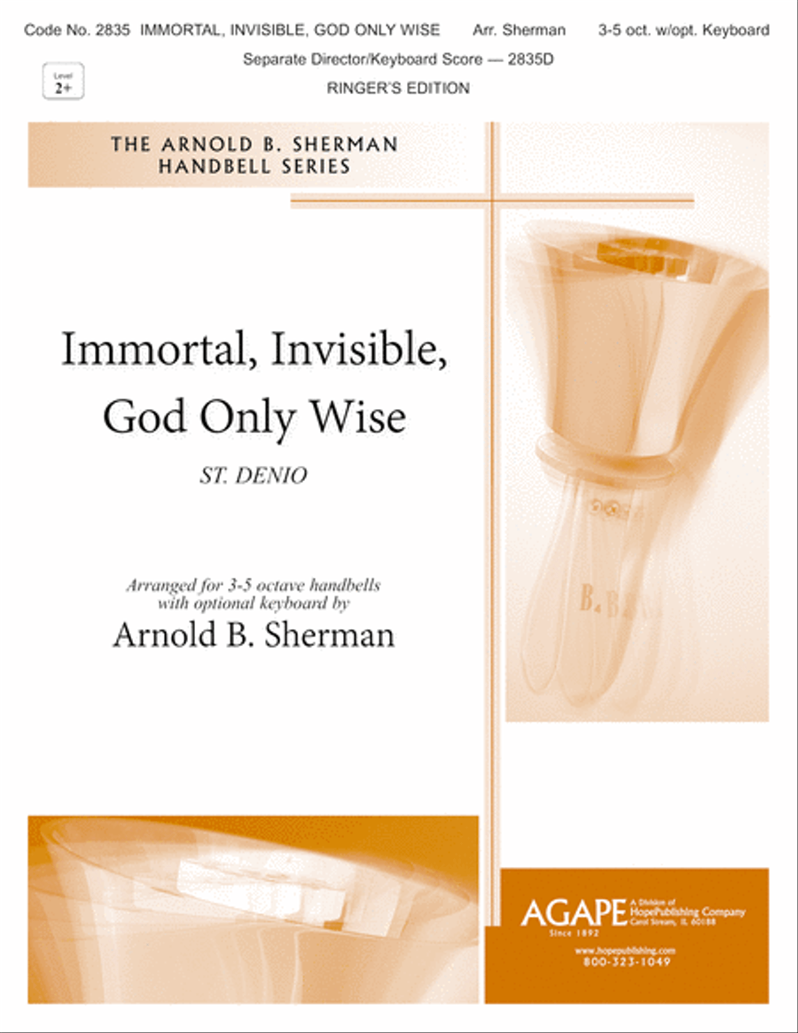Immortal, Invisible, God Only Wise Handbell Choir scores gallery preview page 1