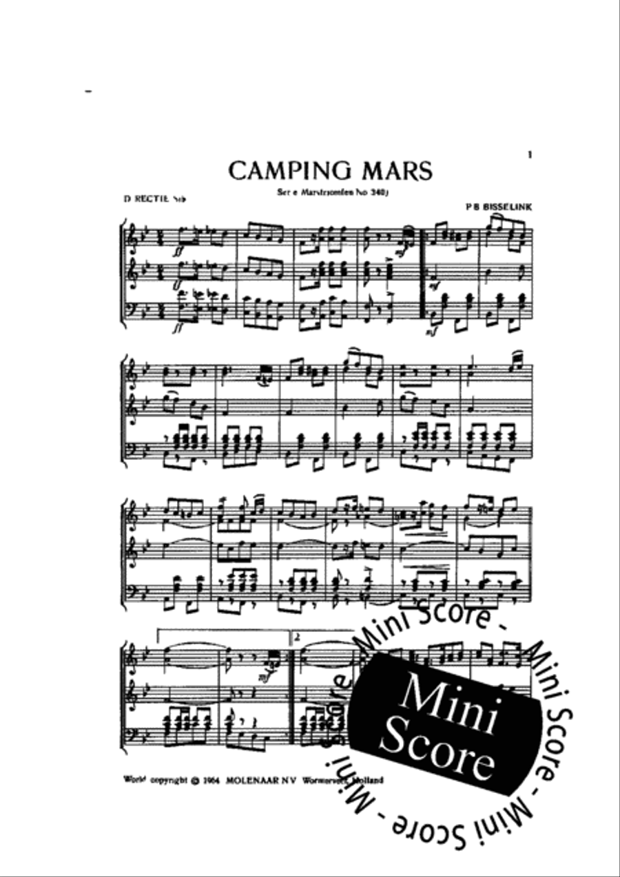 Camping Mars Fanfare Band scores gallery preview page 5