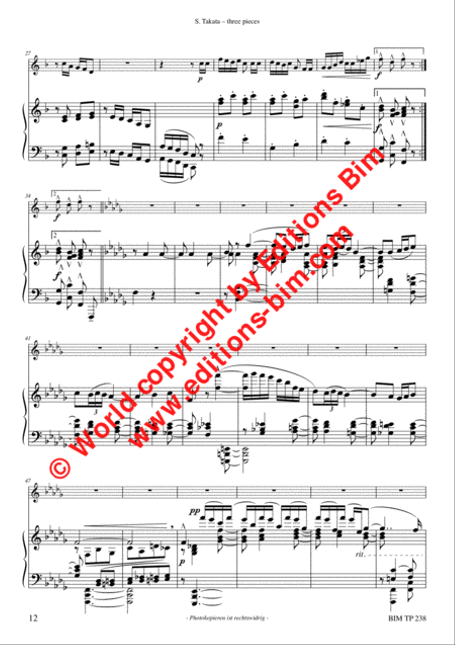 3 Pieces Cornet scores gallery preview page 8