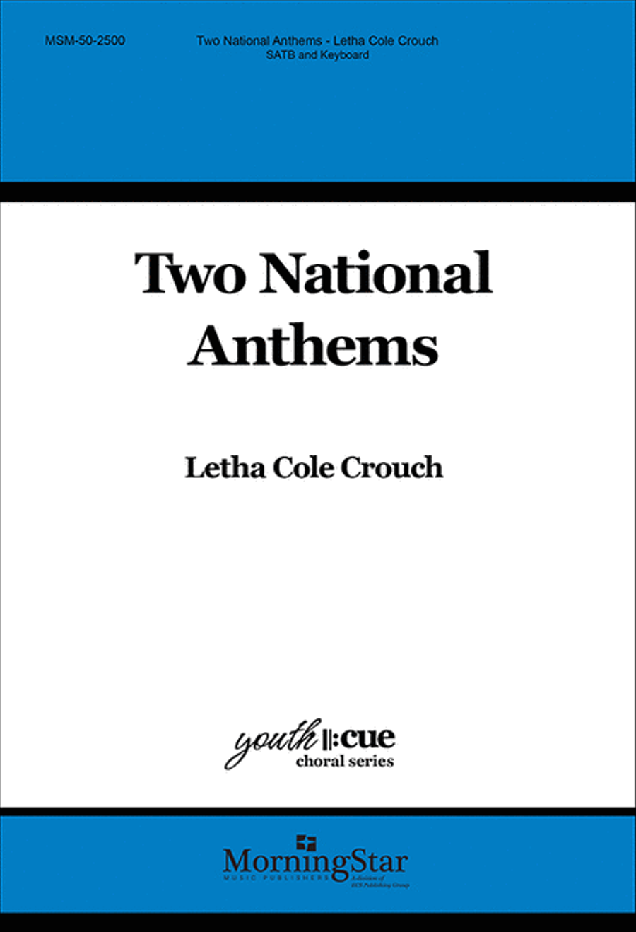 Two National Anthems 4-Part scores gallery preview page 1