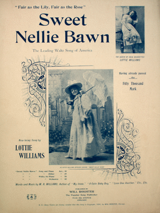 Sweet Nellie Bawn. The Leading Waltz Song of America