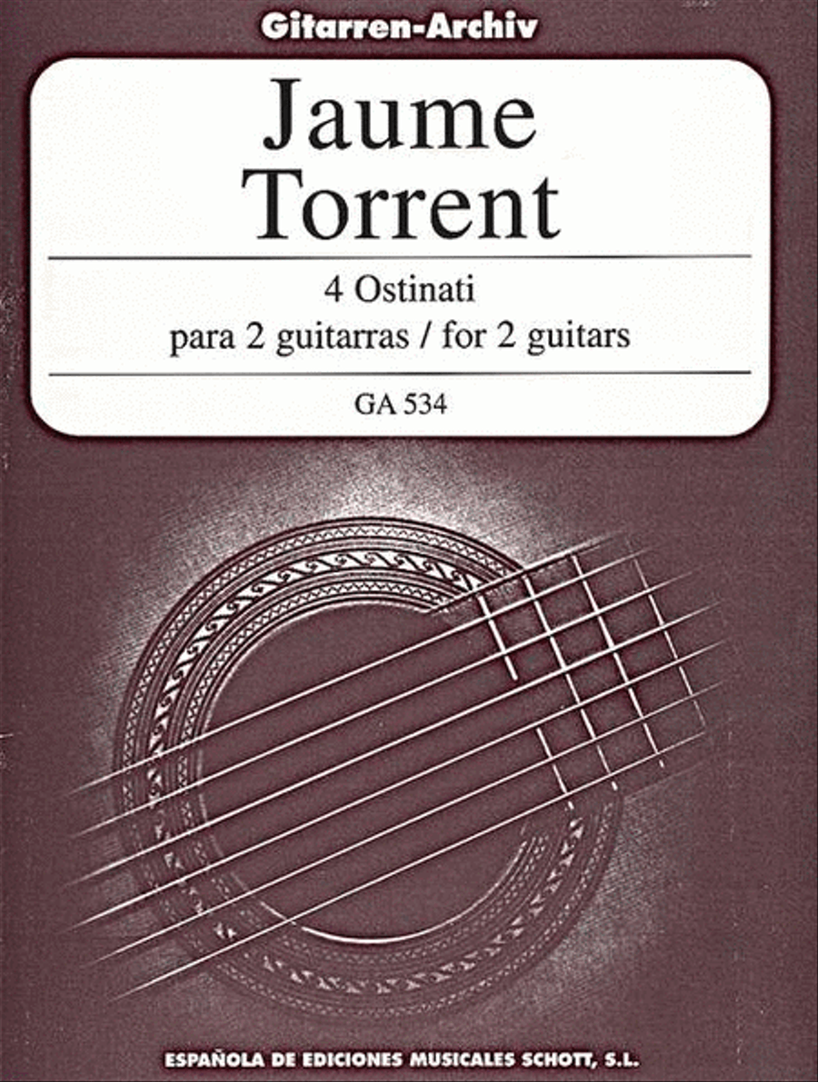 Four Ostinati Acoustic Guitar scores gallery preview page 1