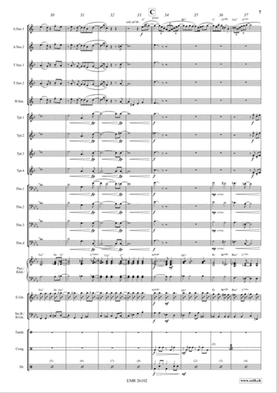 Chicago Big Band scores gallery preview page 7