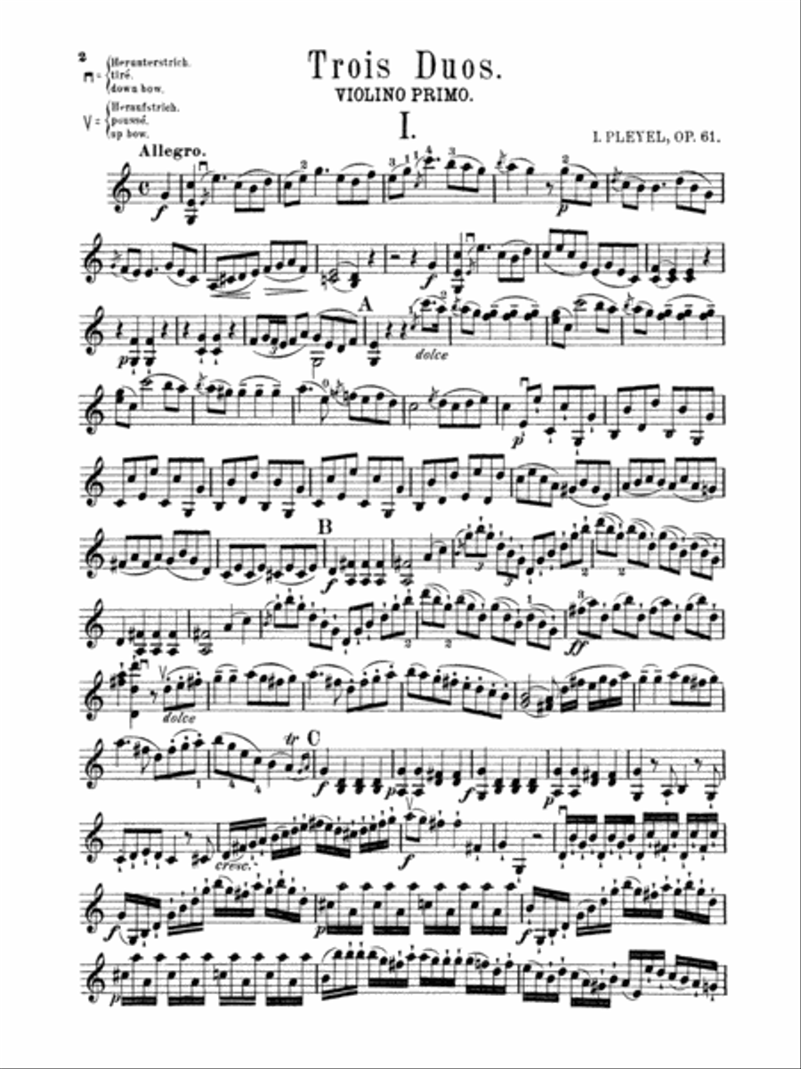 3 Duos, Op. 61 String Duet scores gallery preview page 3
