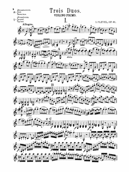 3 Duos, Op. 61