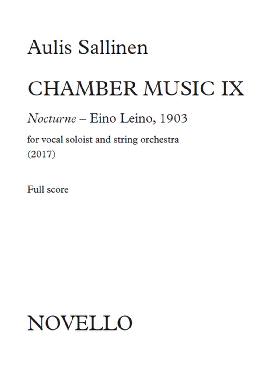 Chamber Music IX Nocturne