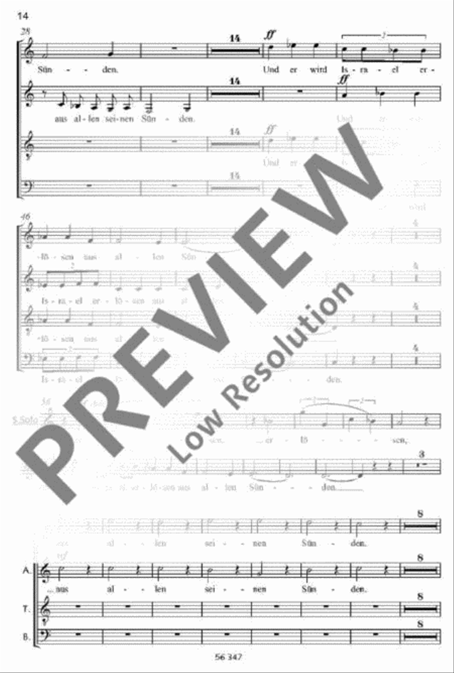 Aus der Tiefe Aus der Tiefe 4-Part scores gallery preview page 14