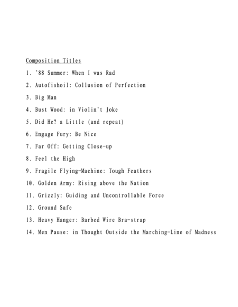 14 Contemporary Compositions for the Solo Guitarist Classical Guitar scores gallery preview page 2