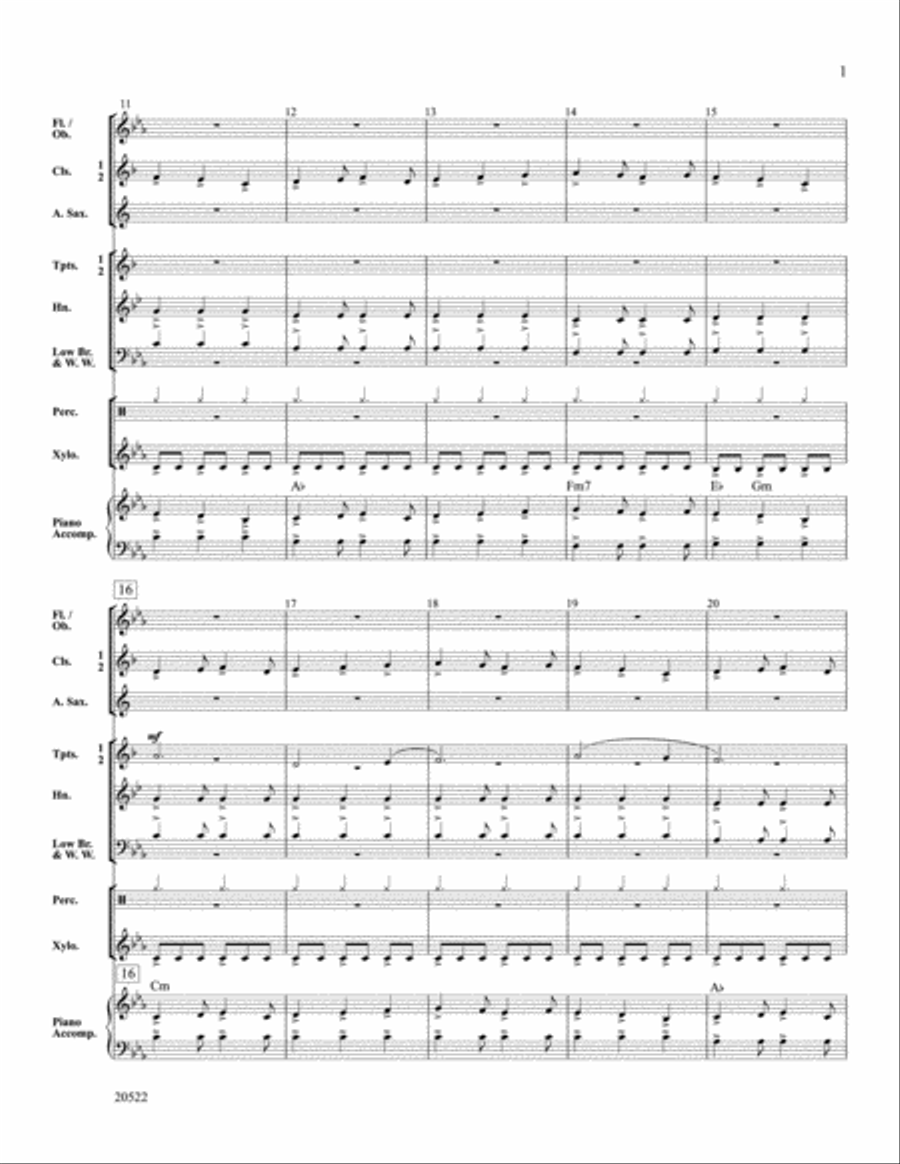 Legend of the Alhambra Concert Band scores gallery preview page 3