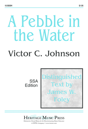 Book cover for A Pebble in the Water