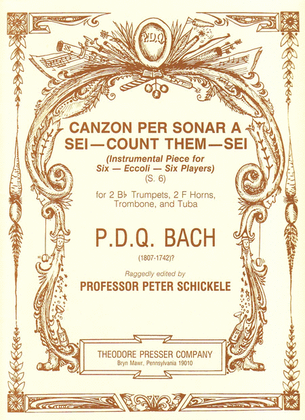 Book cover for Canzon Per Sonar A Sei- Count Them - Sei