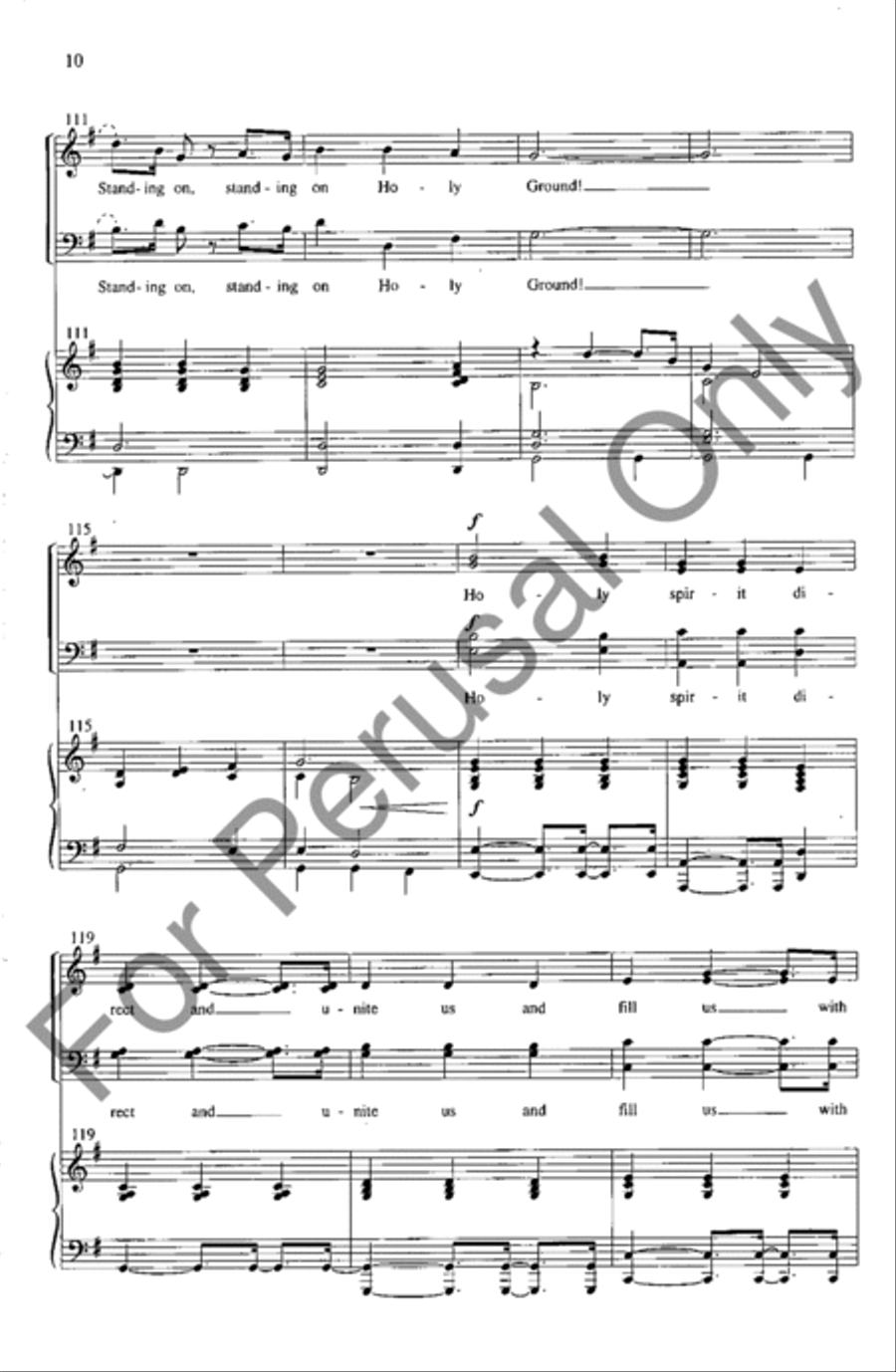 Standing On Holy Ground Standing On Holy Ground 4-Part scores gallery preview page 9