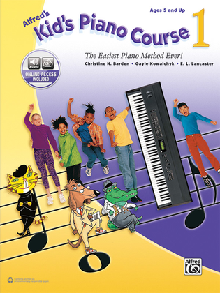 Book cover for Alfred's Kid's Piano Course, Book 1