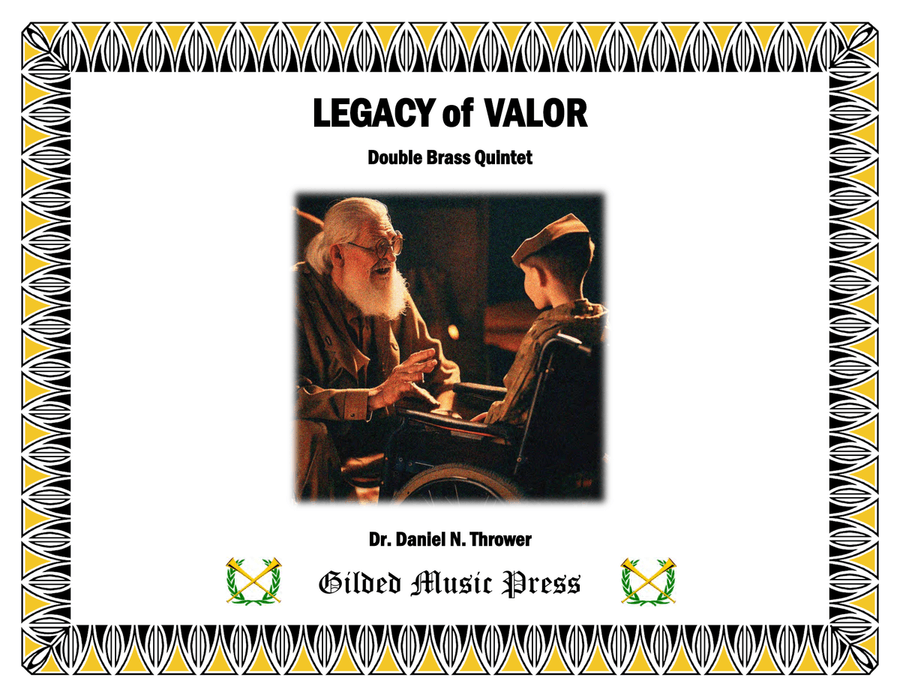 Legacy of Valor, Op. 138 (Double Brass Quintet) Brass Quintet scores gallery preview page 1