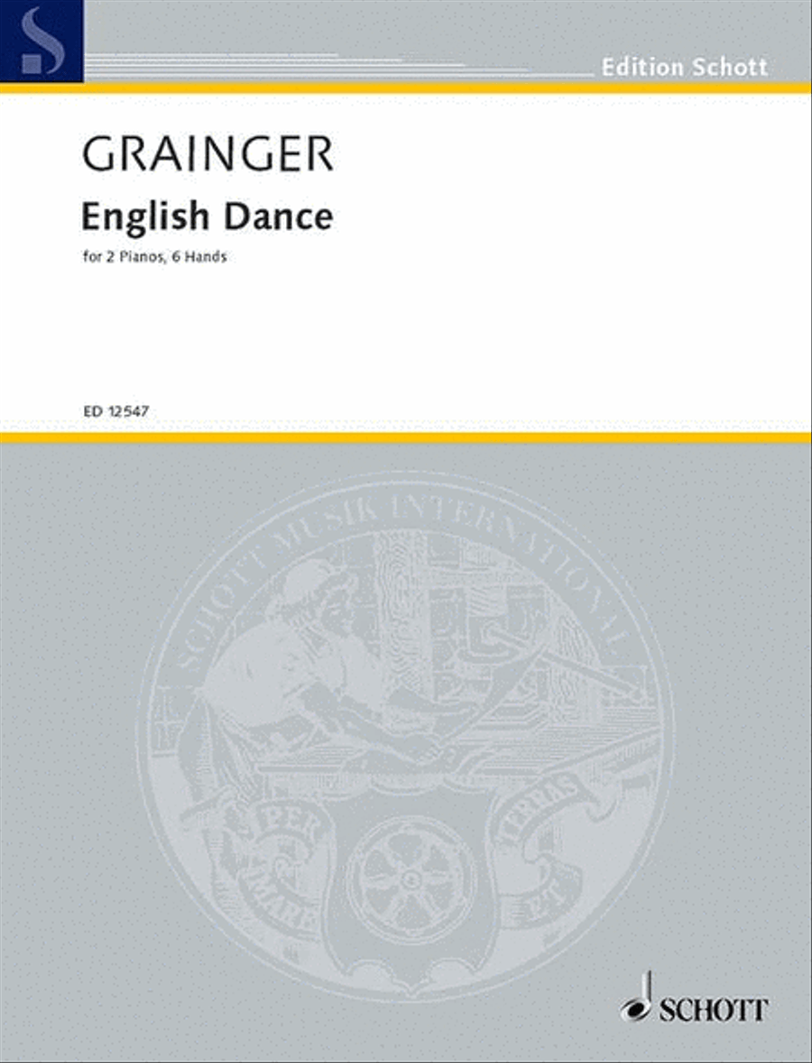 Grainger English Dance;2pft 6h Piano scores gallery preview page 1