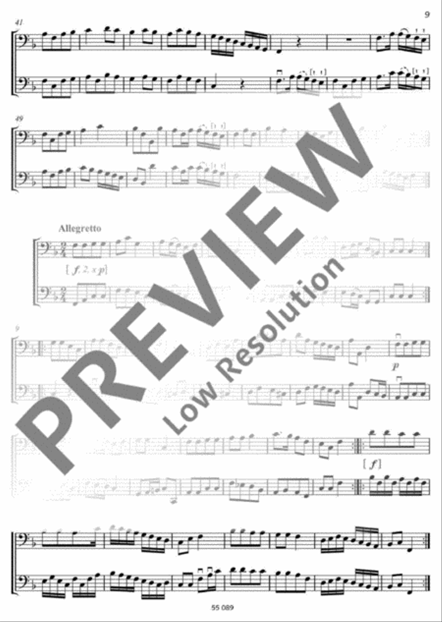 12 Progressive Duets Cello scores gallery preview page 10