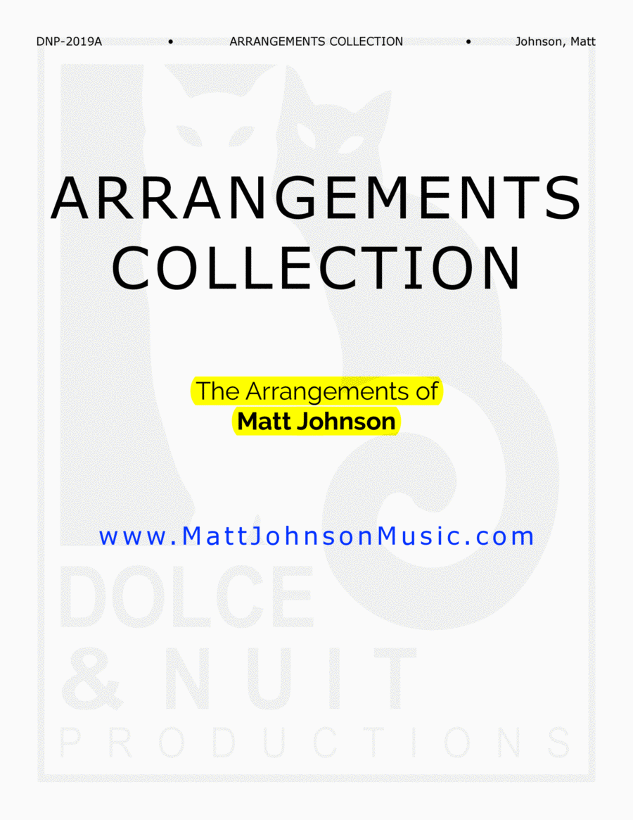 Arrangements COLLECTION-The Arrangements of Matt Johnson Large Ensemble scores gallery preview page 1