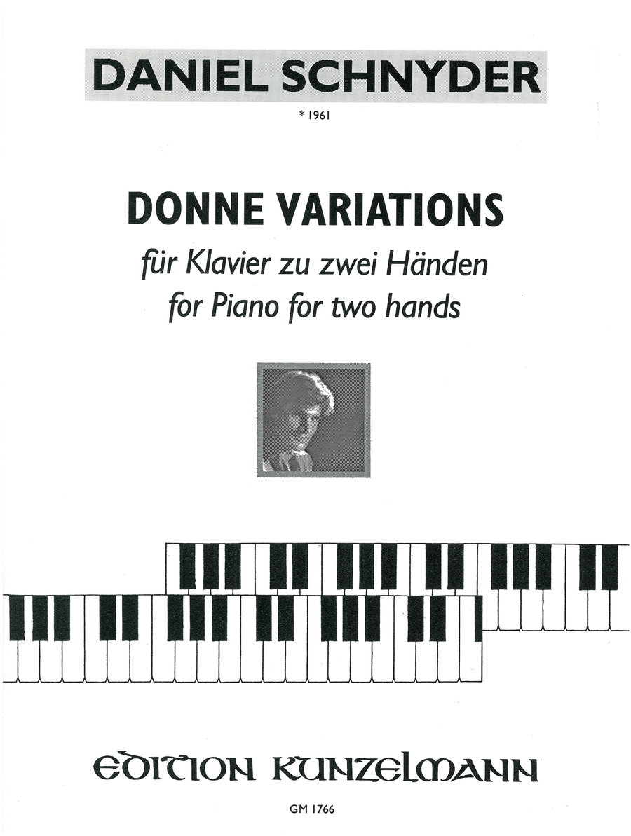 Donne Variations Piano Solo scores gallery preview page 1