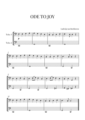 Beethoven - Ode to Joy (for 2 Tubas)