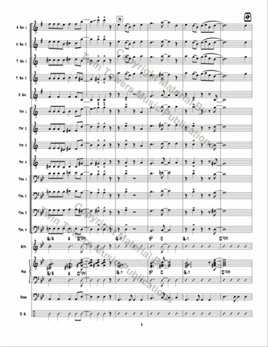 Verteron X Factor Jazz Ensemble scores gallery preview page 9