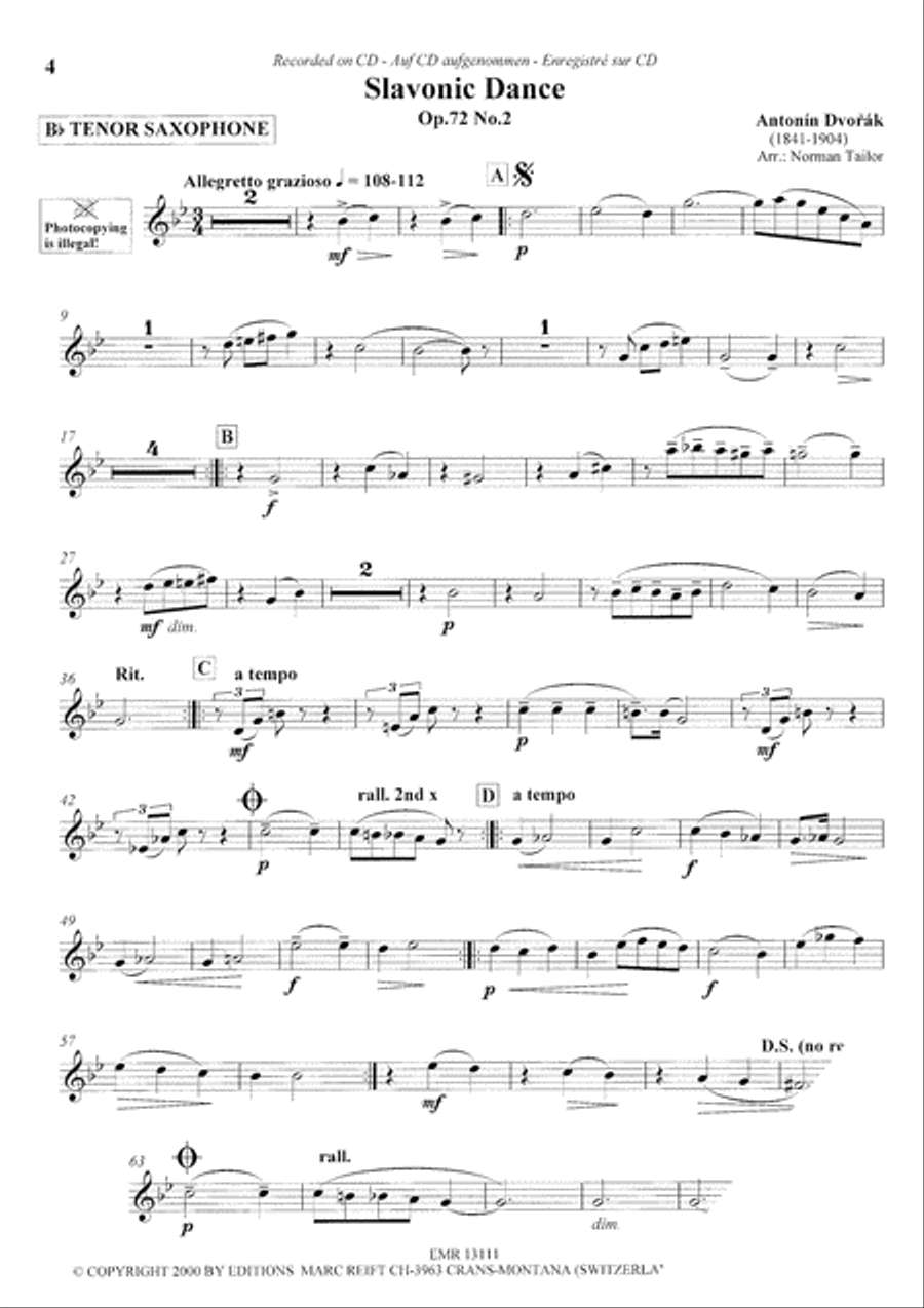 Play The 1st Tenor Sax With The Philharmonic Wind Orchestra Concert Band scores gallery preview page 5