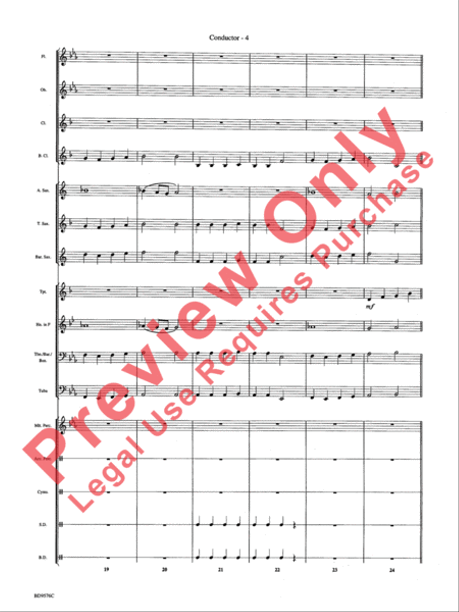 Christmas Bits & Pieces (based on Favorite Traditional Carols) Concert Band scores gallery preview page 6