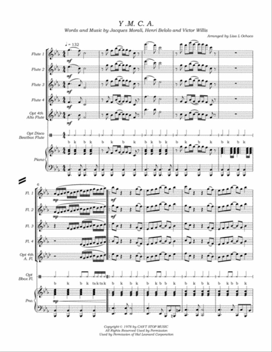 Y.M.C.A. Woodwind Ensemble scores gallery preview page 5