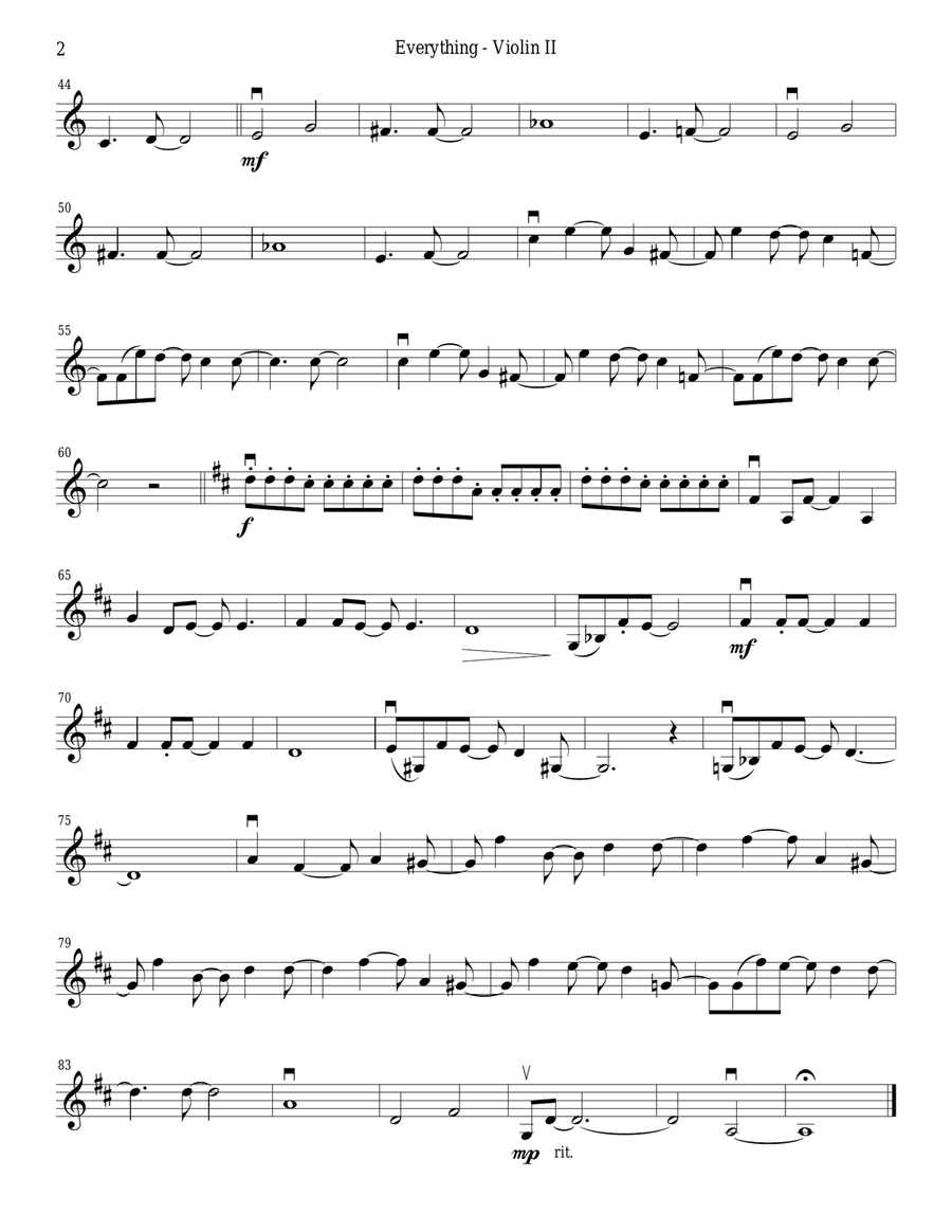 Everything String Quartet scores gallery preview page 4