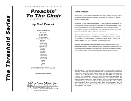 Preachin' To The Choir - Full Score