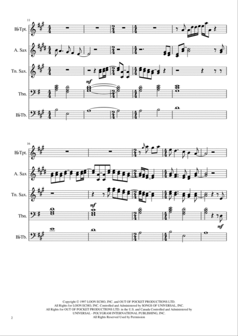 From This Moment On Large Ensemble scores gallery preview page 2