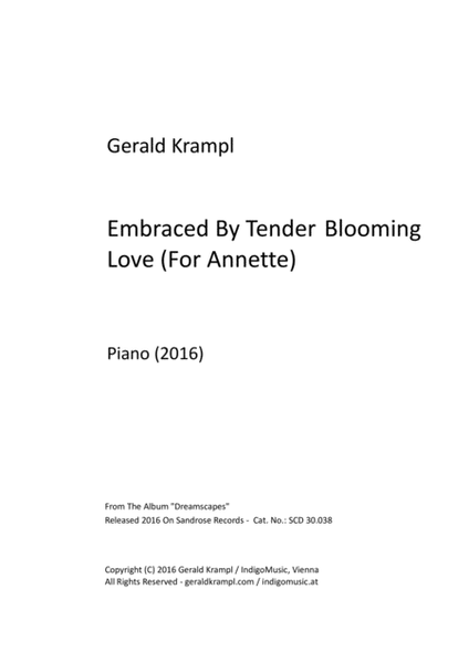 Embraced By Tender Blooming Love (For Annette) image number null