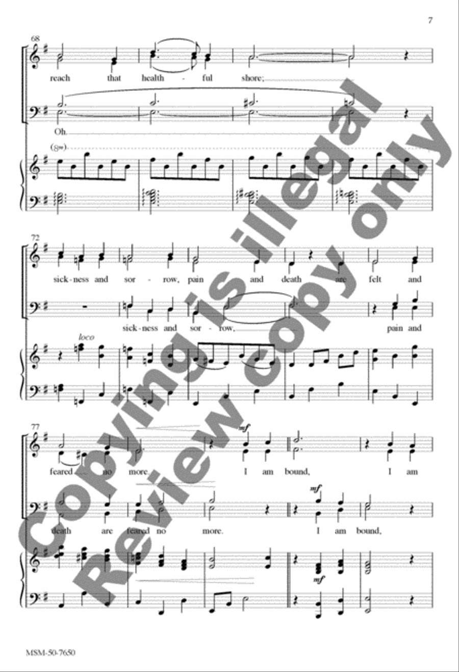 Promised Land 4-Part scores gallery preview page 7