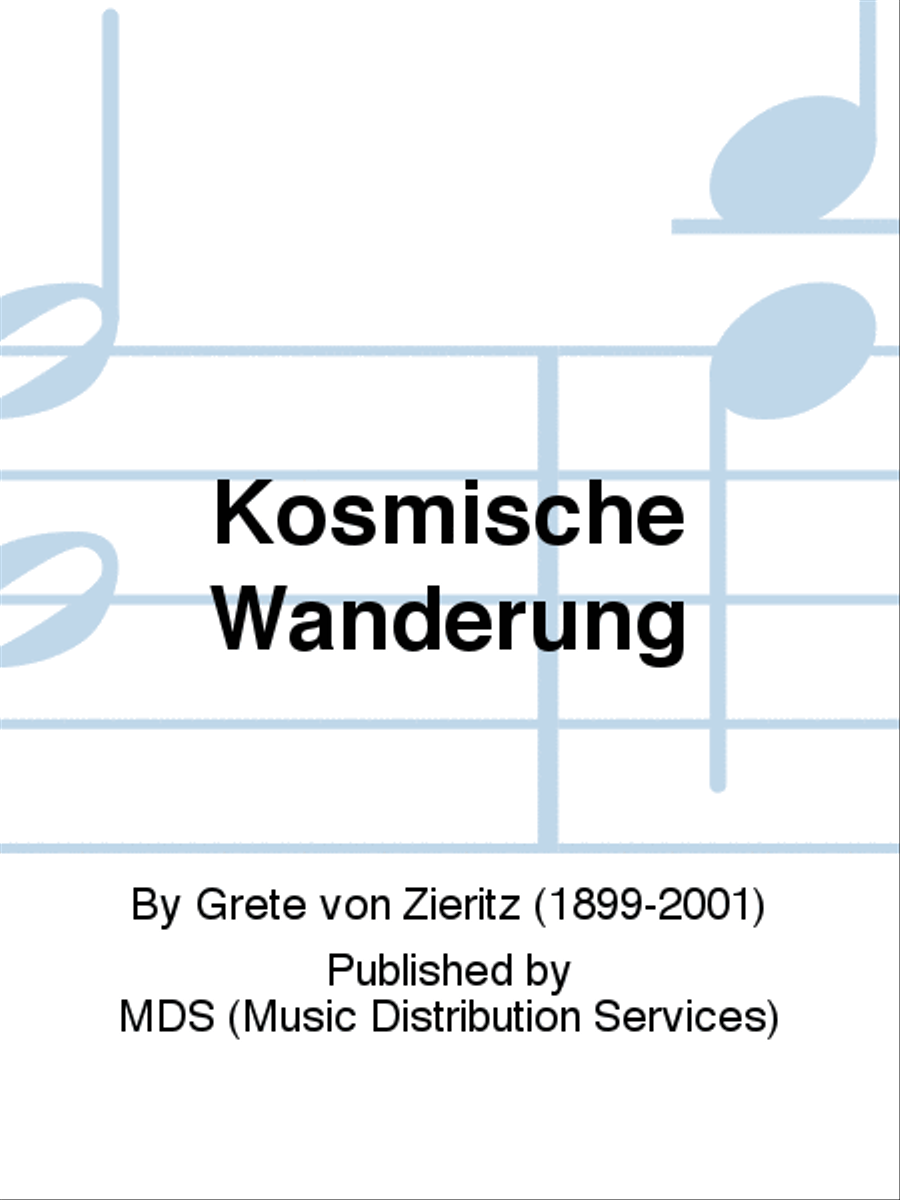 Kosmische Wanderung Mixed Choir scores gallery preview page 1