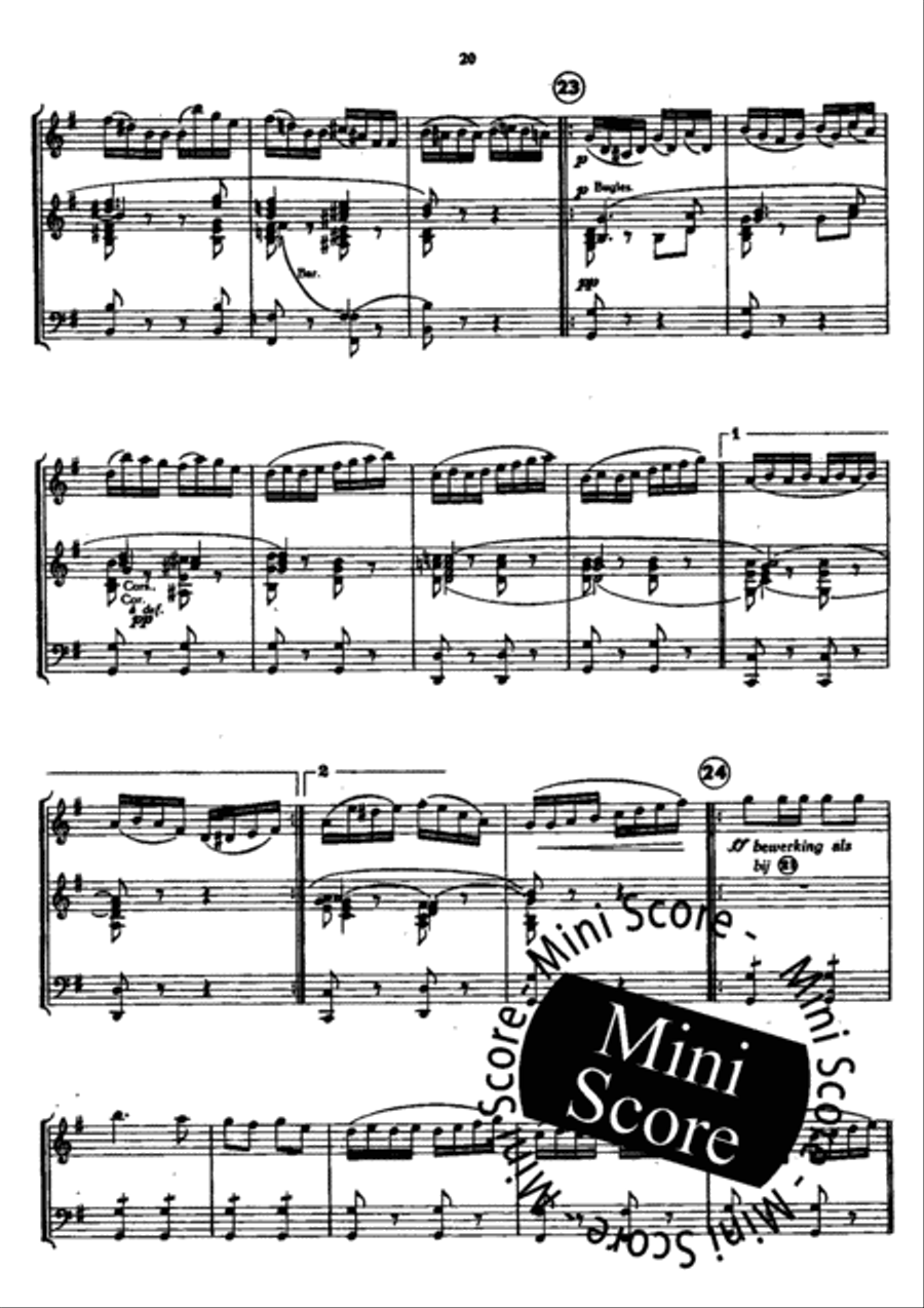 Wilhelm Tell/Guillaume Tell Concert Band scores gallery preview page 26
